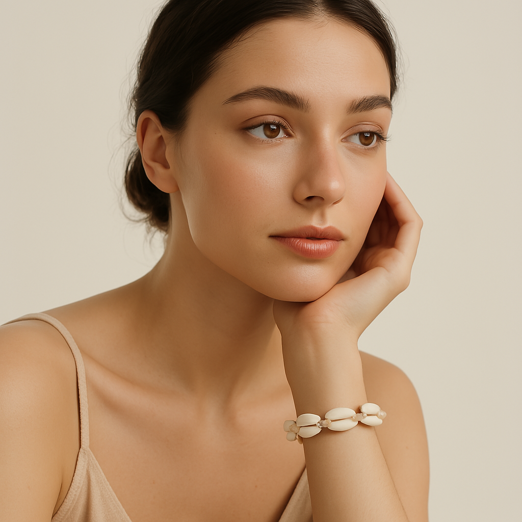bracelet coquillage cauri