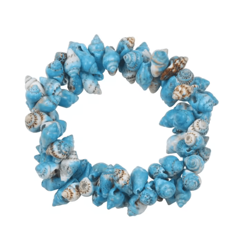Bracelet Coquillage Estuaire Bleu