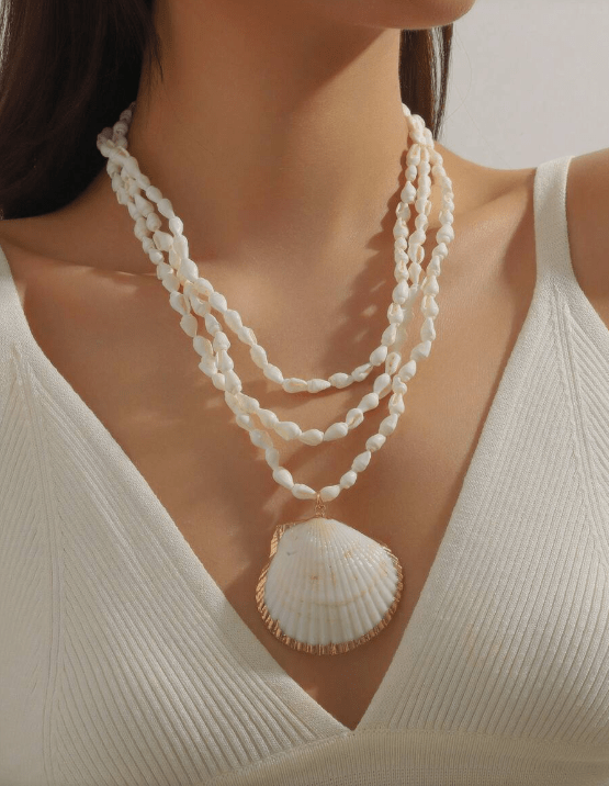 Collier Coquillage Maroc