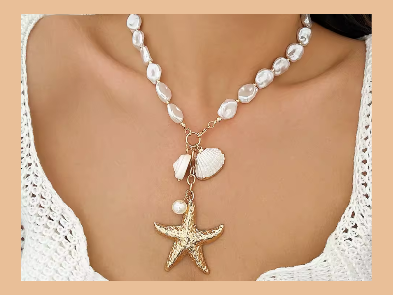 collier coquillage