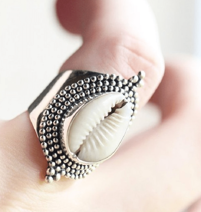 Bague Cauri Argent