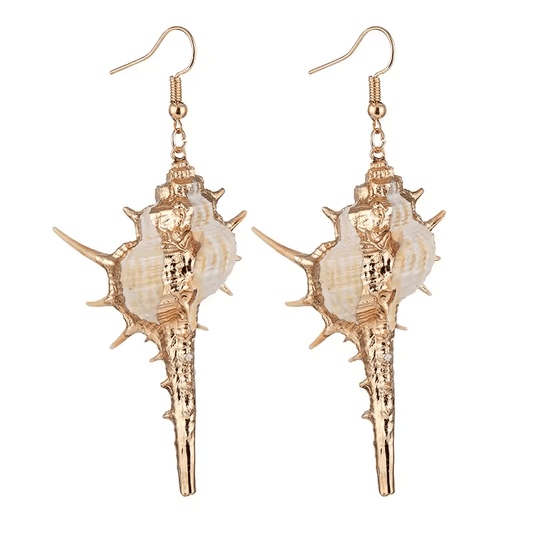 Boucles d'Oreilles Coquillage Original
