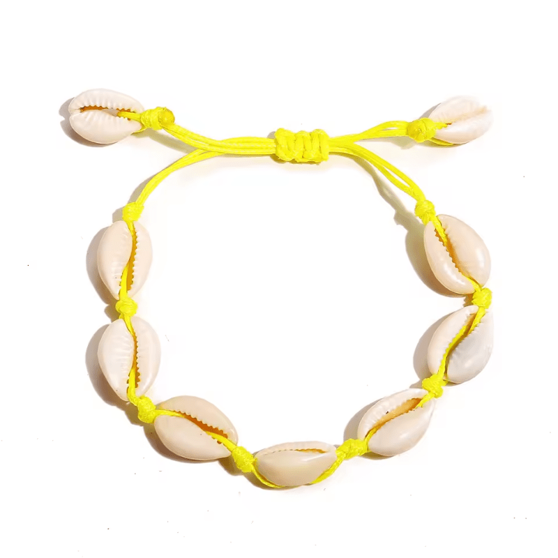 Bracelet Cheville Coquillage Fait Maison