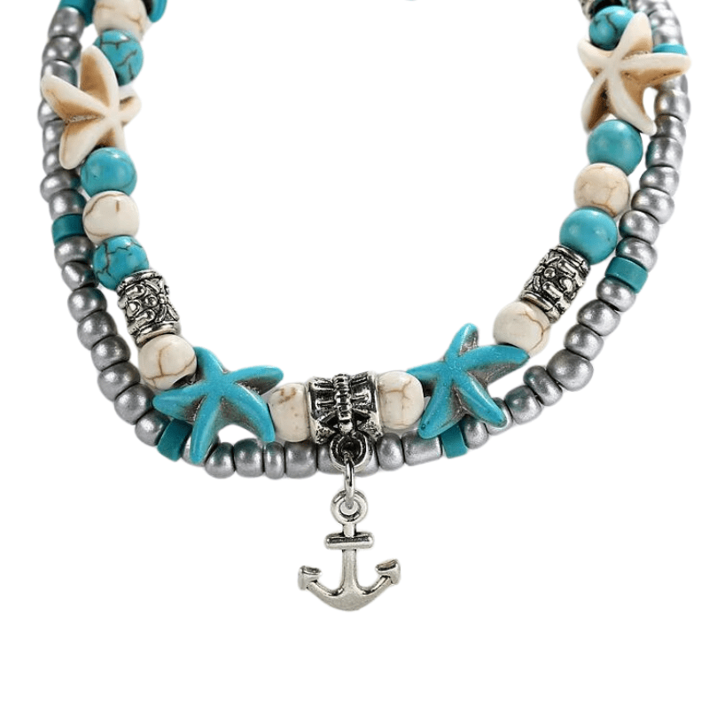 Bracelet Coquillage Ancre Femme