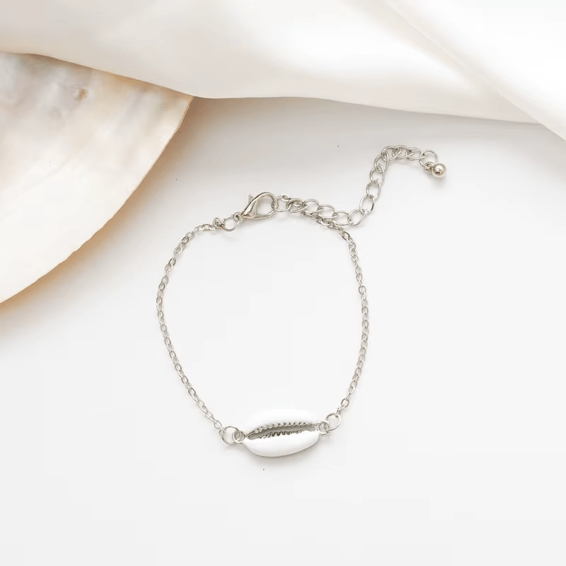Bracelet Coquillage Argent Femme