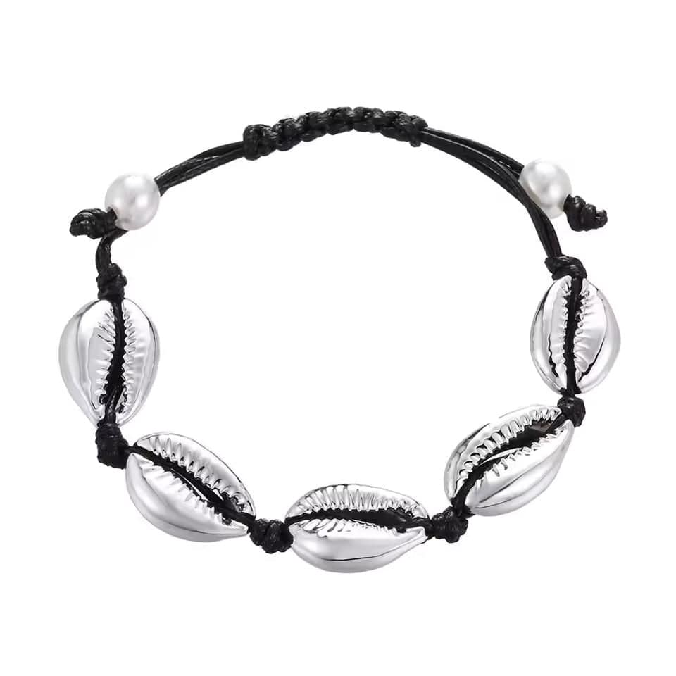 Bracelet Coquillage Argent Homme