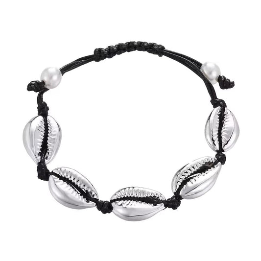 Bracelet Coquillage Argent Homme