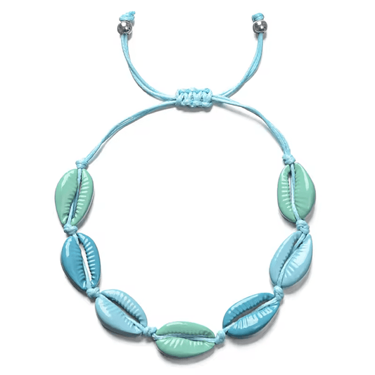 Bracelet Coquillage Bleu