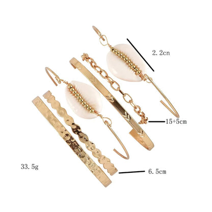 Bracelet Coquillage Doré