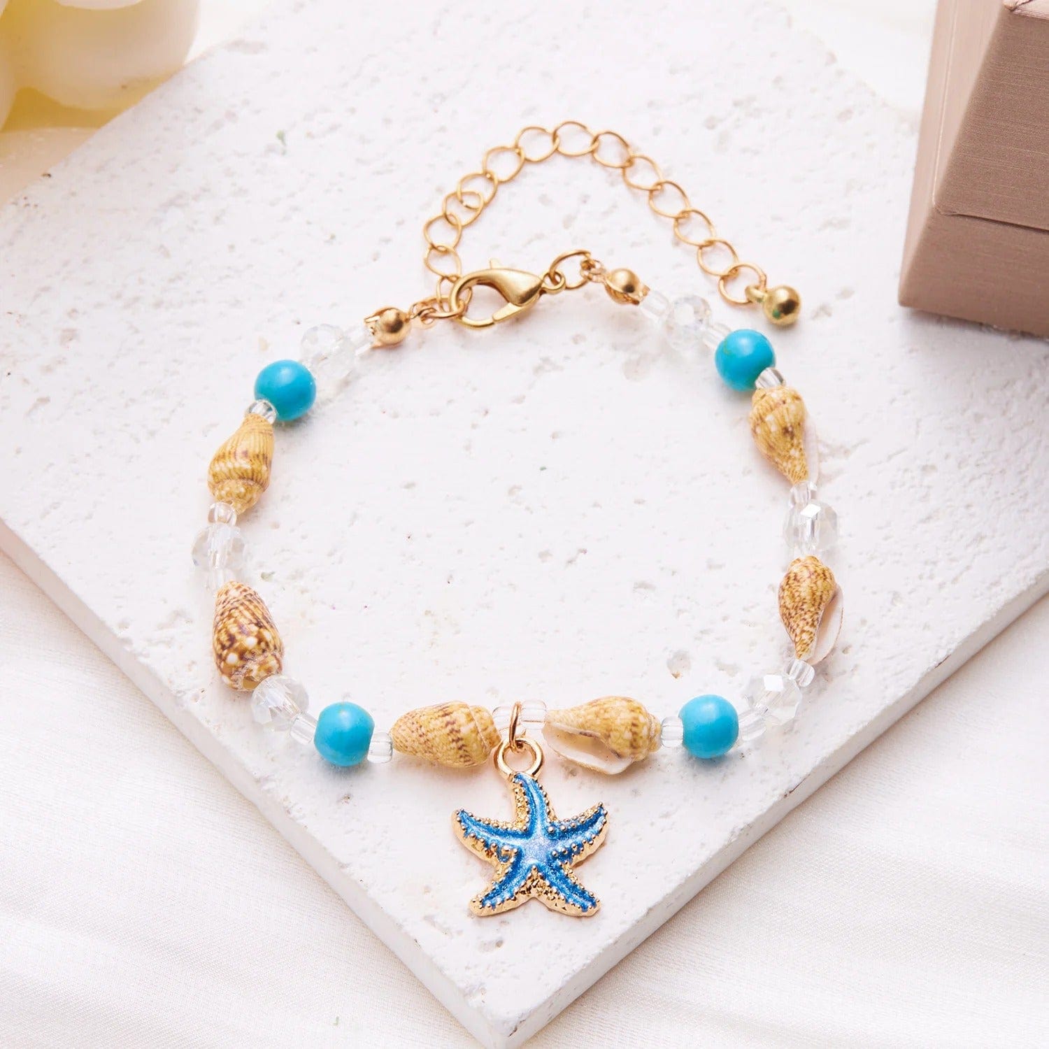 Bracelet Coquillage Étoiles de Mer