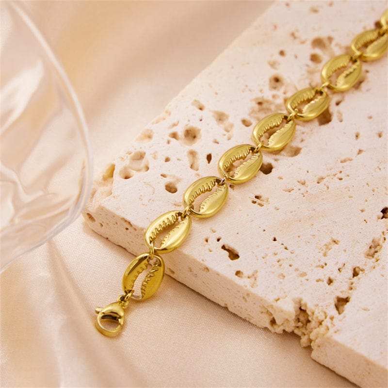 Bracelet Coquillage Grain De Café