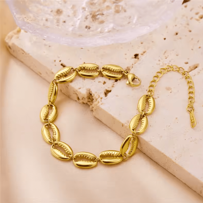Bracelet Coquillage Grain De Café