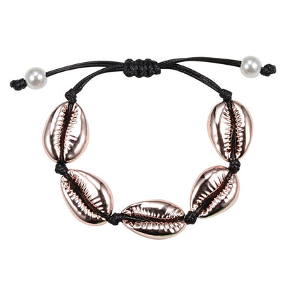 Bracelet Coquillage Homme Or Rose