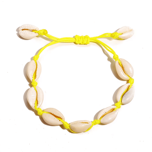 Bracelet Coquillage Jaune