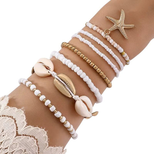 Bracelet Coquillage Multirang