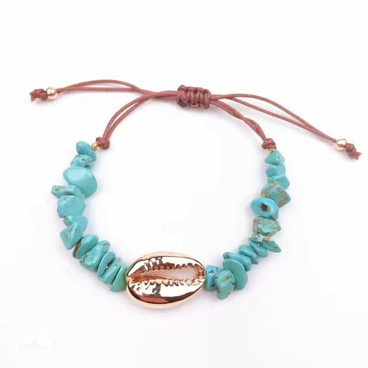 Bracelet Coquillage Nœud Marin