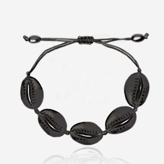 Bracelet Coquillage Noir