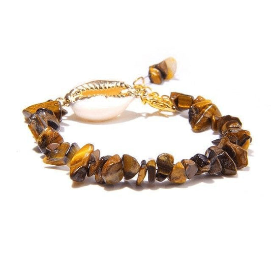 Bracelet Coquillage Oeil De Tigre