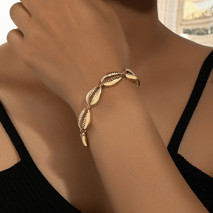 Bracelet Coquillage Or