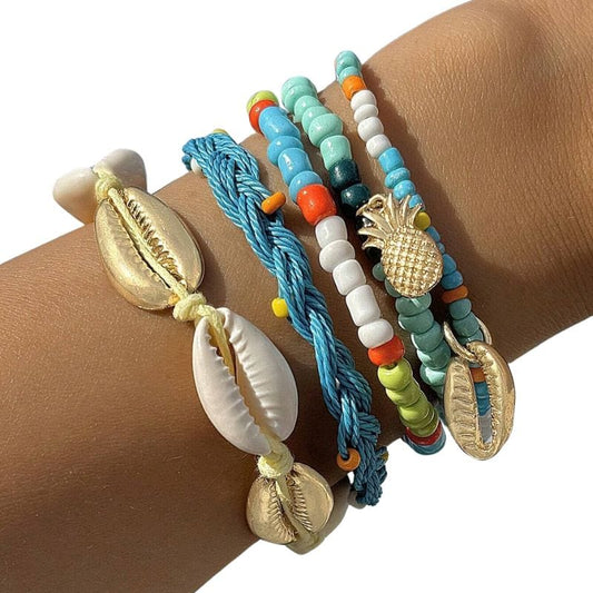 Bracelet Coquillage Pacifique Ananas