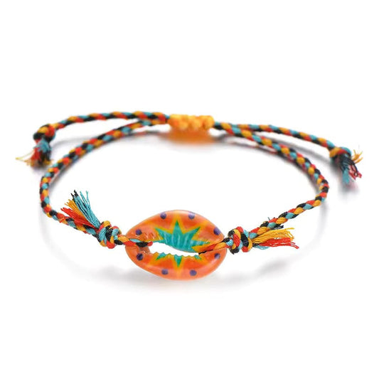 Bracelet Coquillage Rivage Orange