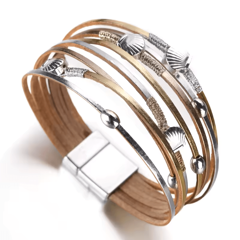 Bracelet Or Coquillage Saint-Jacques