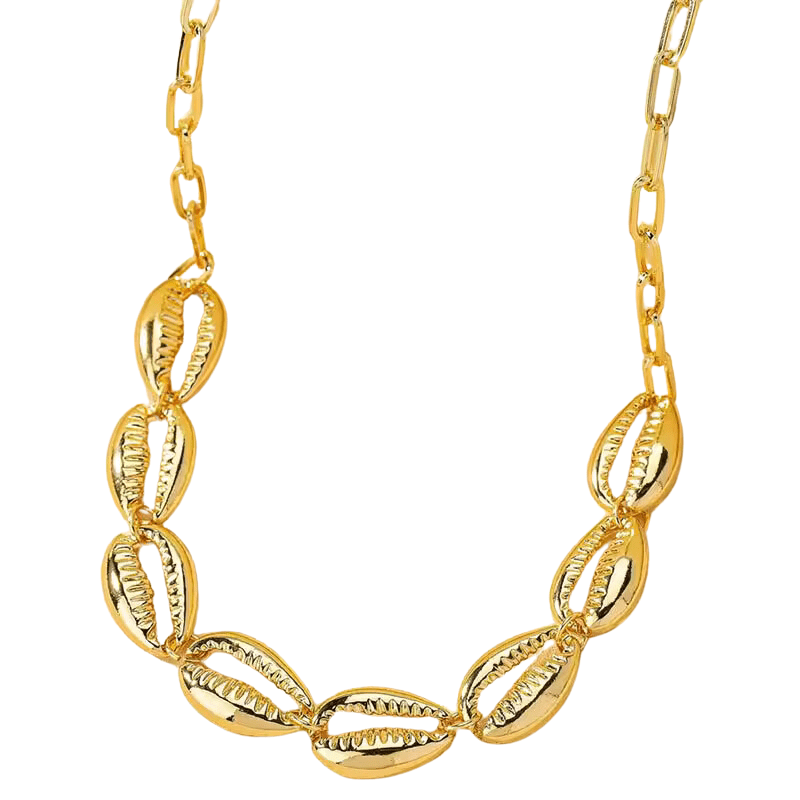 Choker Coquillage Doré