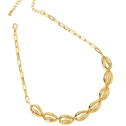 Choker Coquillage Doré
