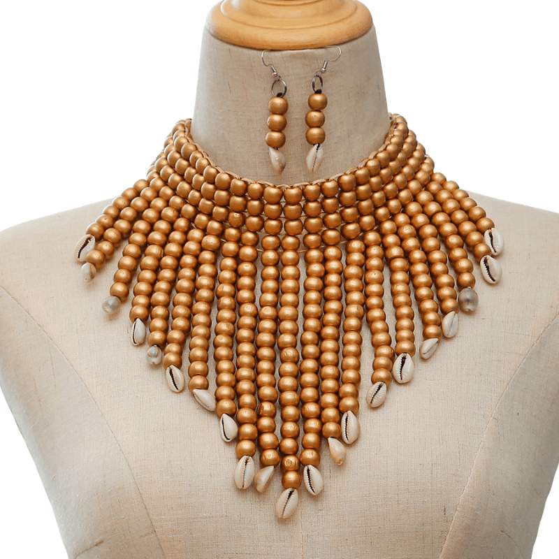 Collier Africain Cauri