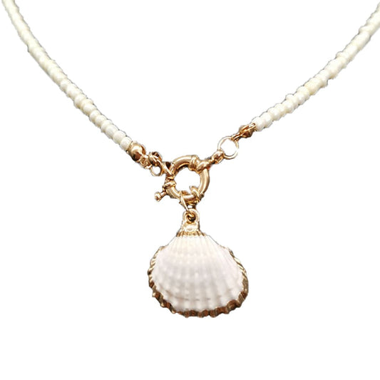 Collier Coquillage À La Mode