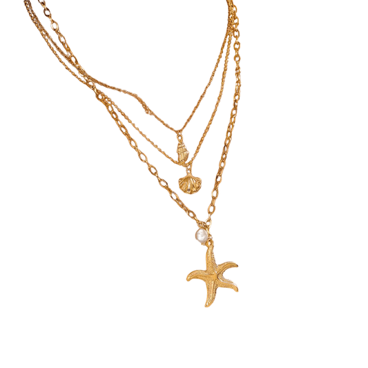 Collier Coquillage Étoile De Mer