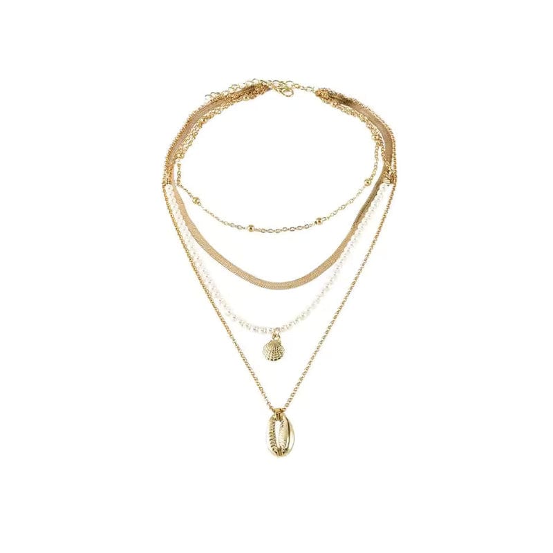 Collier Coquillage Grain De Café