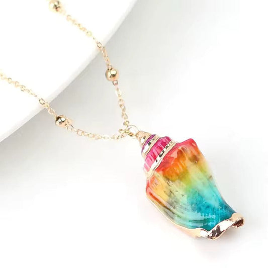 Collier Coquillage Multicolore