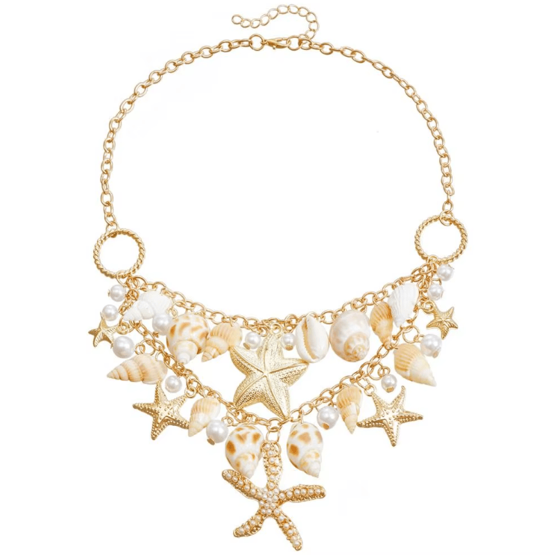 Collier Coquillage Pendentif XXL