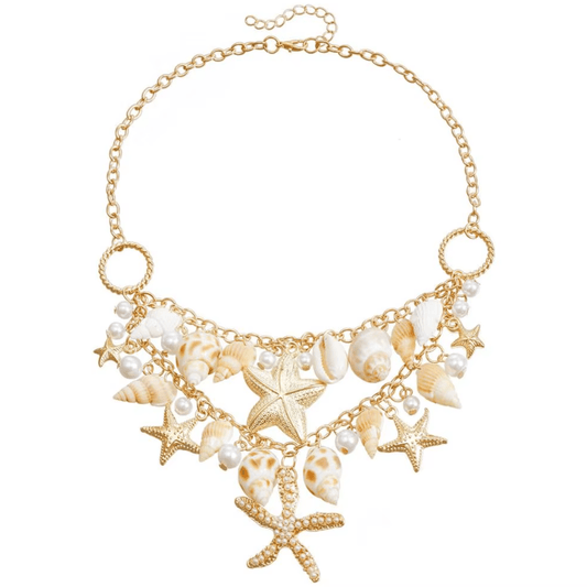 Collier Coquillage Pendentif XXL
