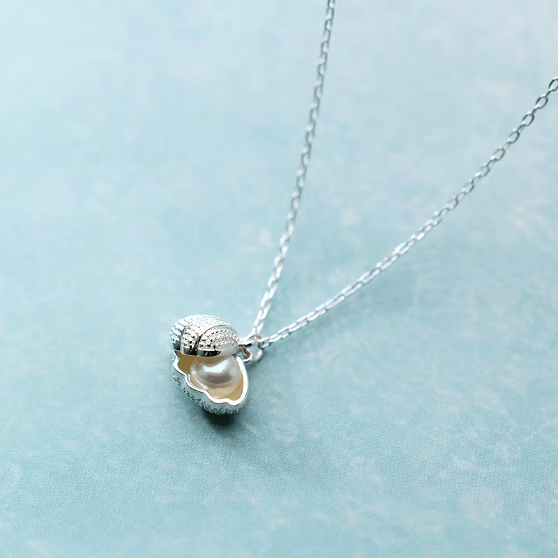 Collier Coquillage Qui S'ouvre