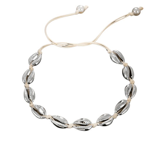 Collier Coquillage Ras De Cou Argent