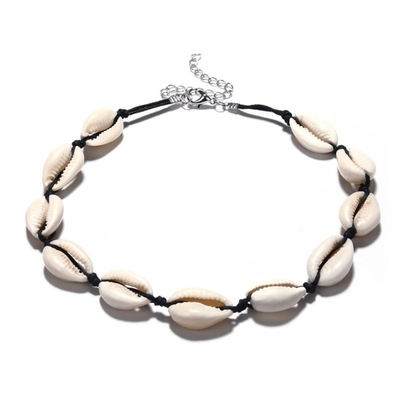Collier Coquillage Ras de Cou Garçon Cauris