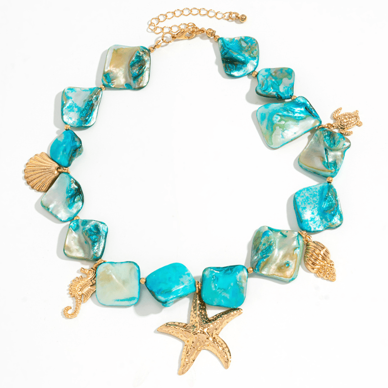 Collier Coquillage Ras De Cou Pendentif
