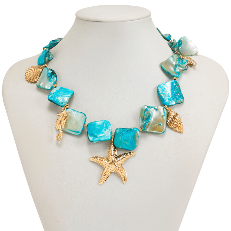 Collier Coquillage Ras De Cou Pendentif