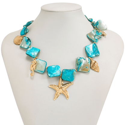 Collier Coquillage Ras De Cou Pendentif