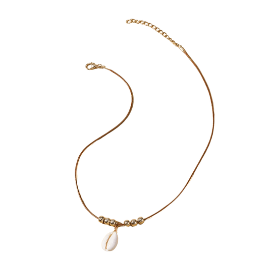 Collier en Cauri et Perles