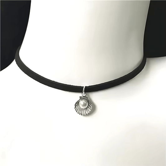 Collier Ras De Cou Coquille Saint-Jacques