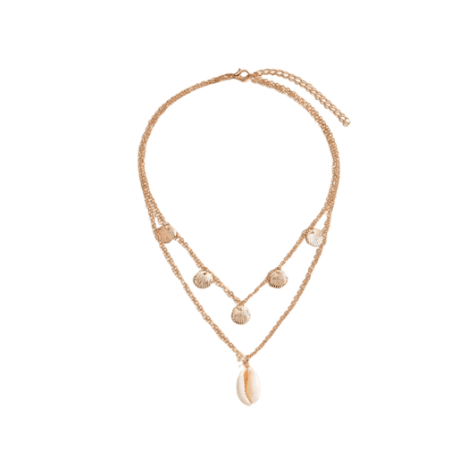 Collier Rondelle Coquillages Cauris