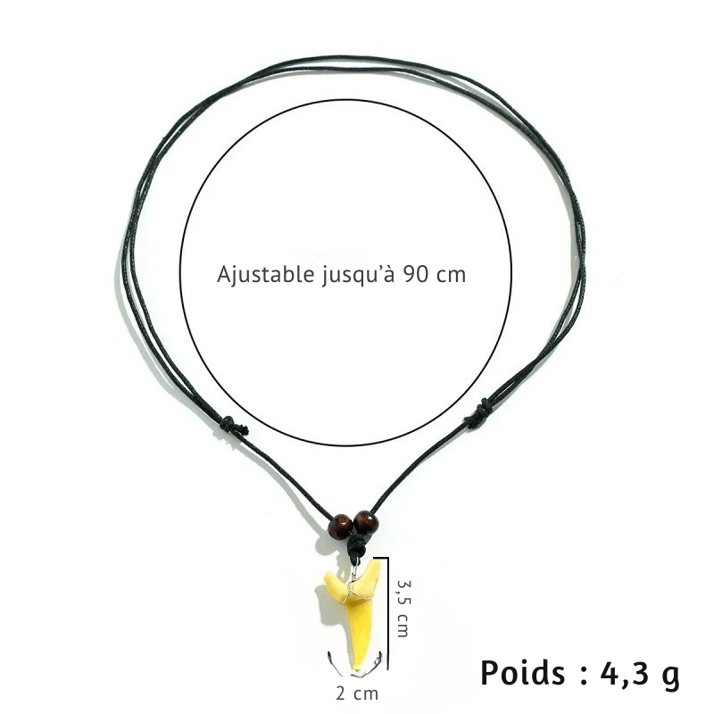 Collier Surfeur Dent de Requin