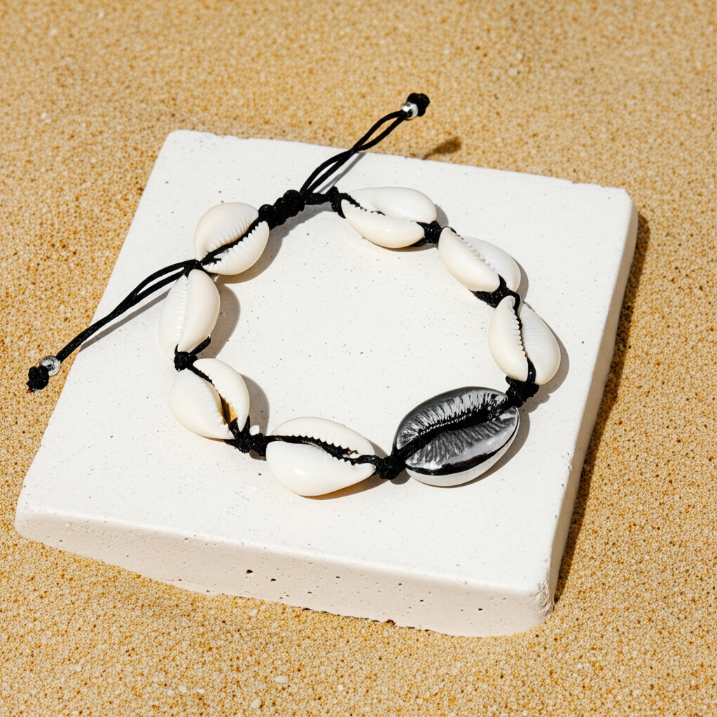 Bracelet Coquillage Porcelaine