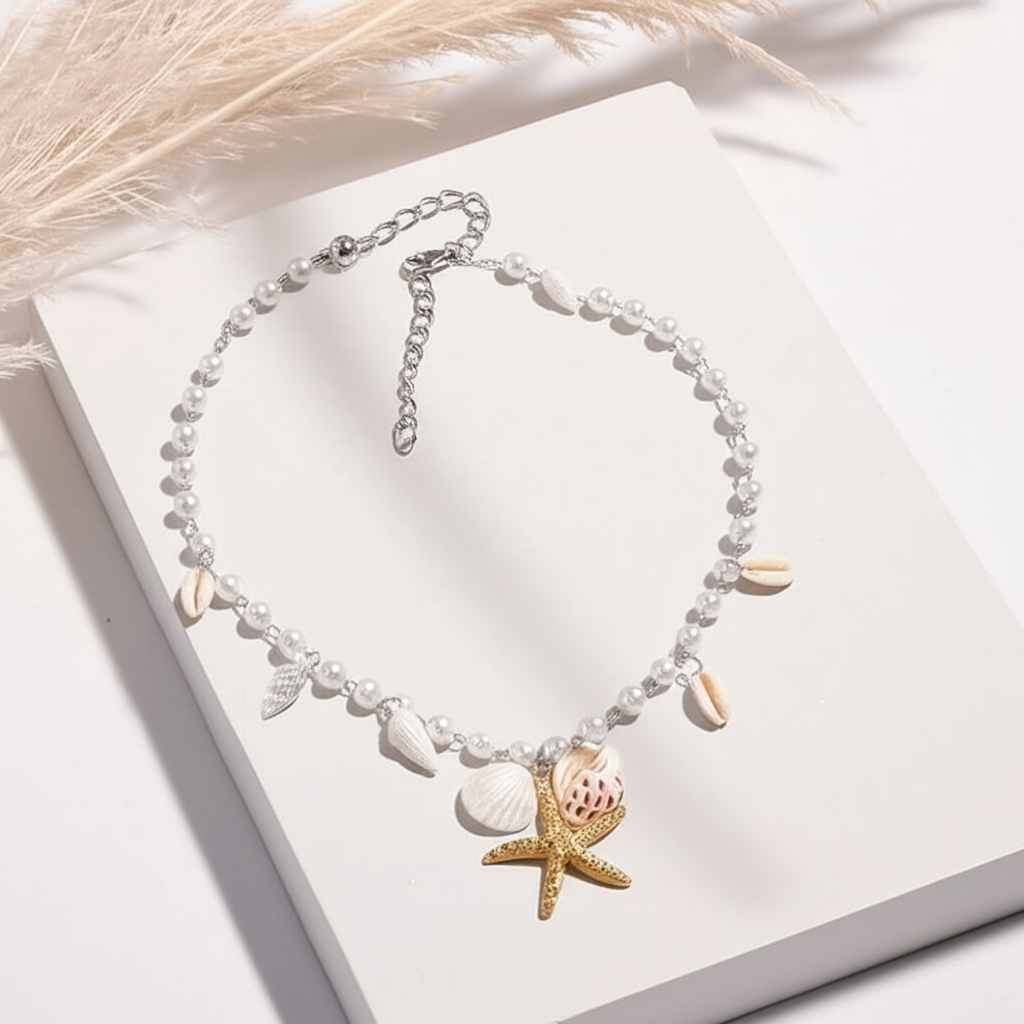 Collier Coquillage Hawaiien