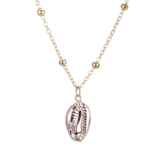 Pendentif Cauri Coquillage Tribal
